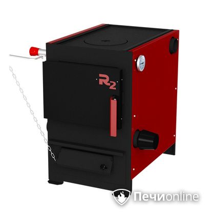 Твердотопливный котел Термокрафт R2 9 кВт конфорка термометр круглый выход в Клине